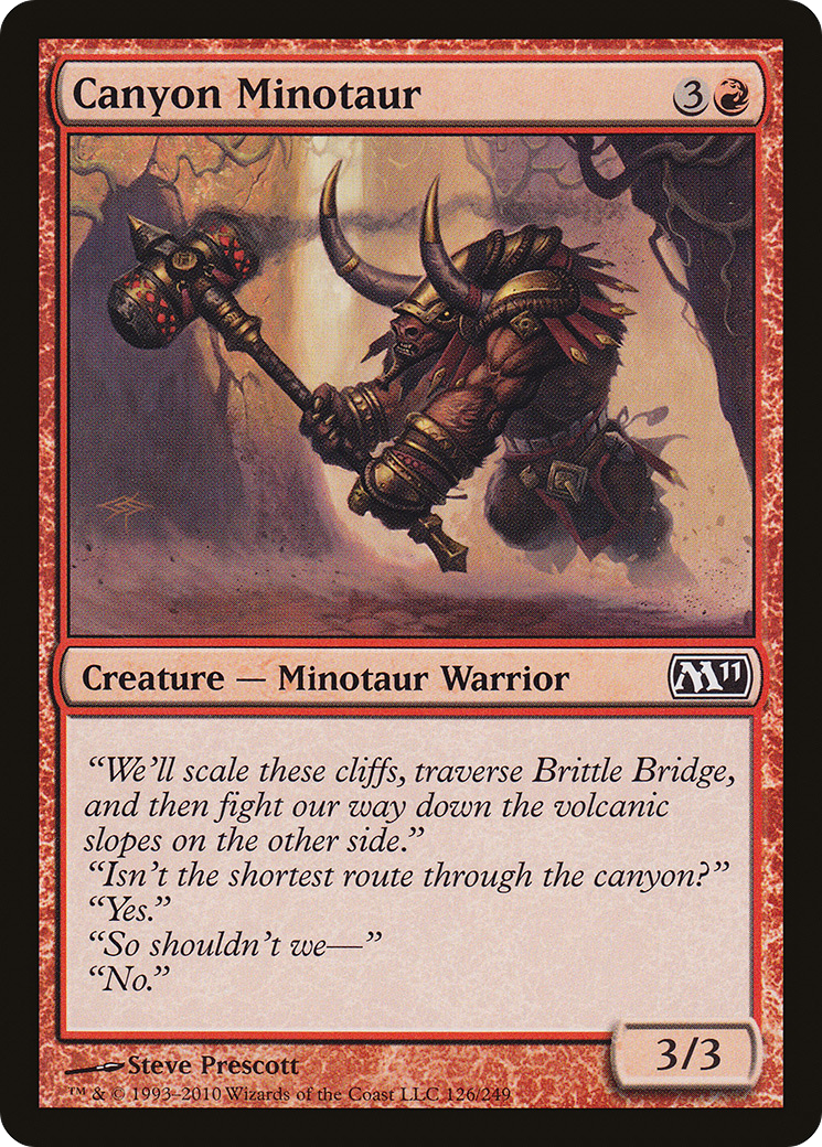 Image of Canyon Minotaur (M11-126) - Magic 2011