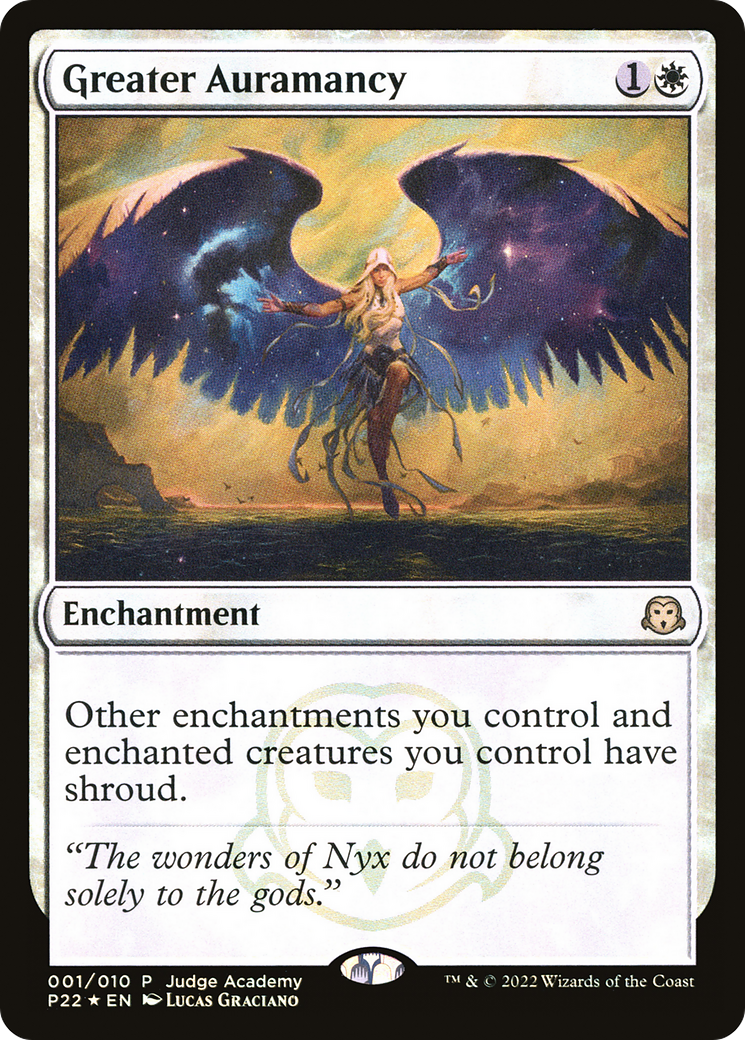 Image of Greater Auramancy (JDG-001) - Judge Gift Cards 2022 Foil