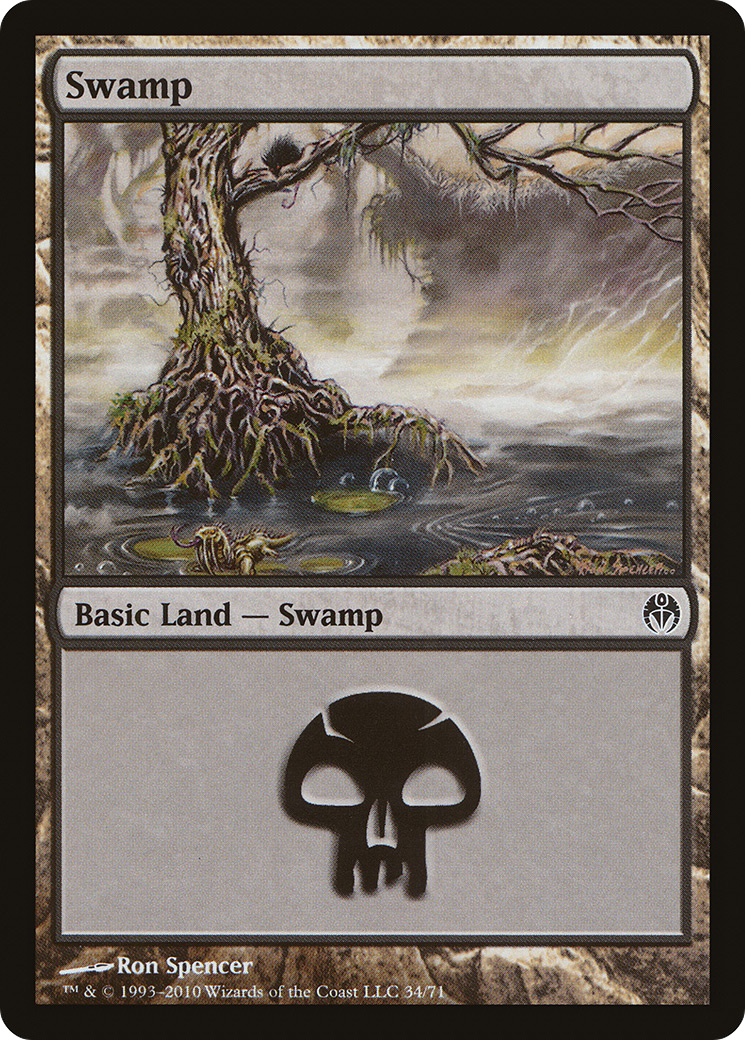 Image of Swamp (34) (DDE-034) - Duel Decks: Phyrexia vs. the Coalition