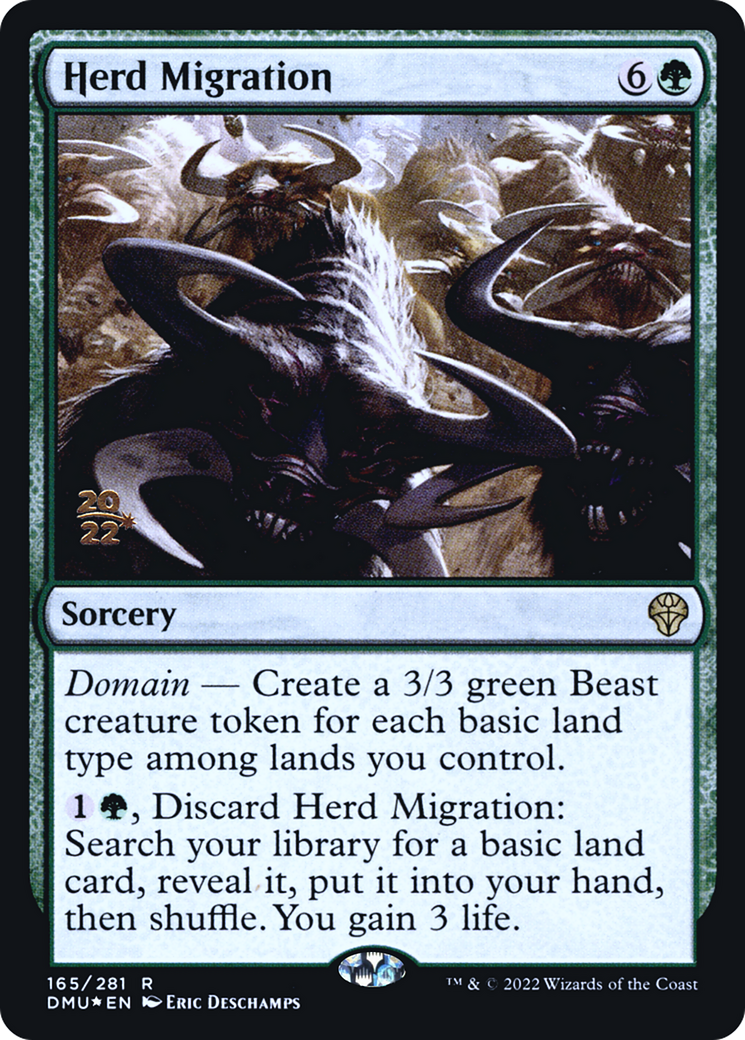 Image of Herd Migration (PRE-165) - Dominaria United Promos Foil
