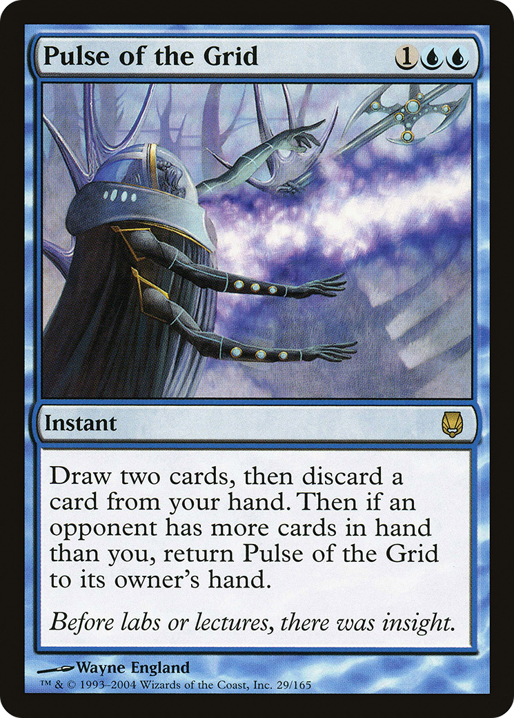 Image of Pulse of the Grid (DST-029) - Darksteel Foil