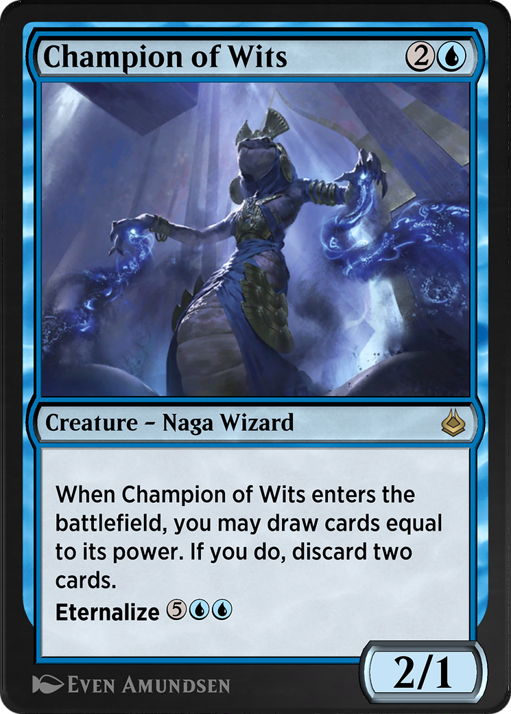 Image of Champion of Wits (AKR-053) - Amonkhet Remastered