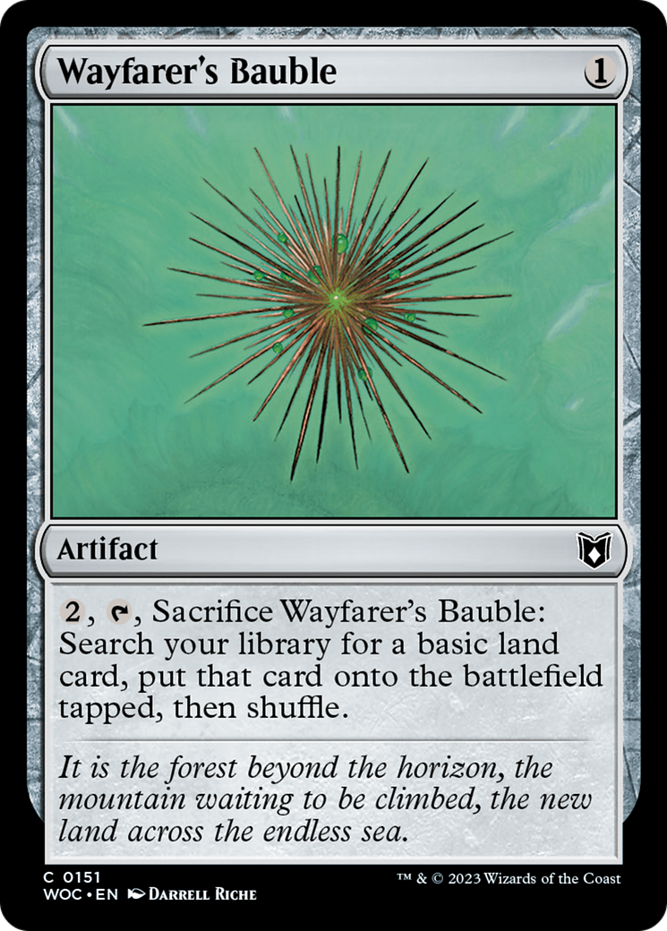 Image of Wayfarer's Bauble (WOC-151) - Wilds of Eldraine Commander