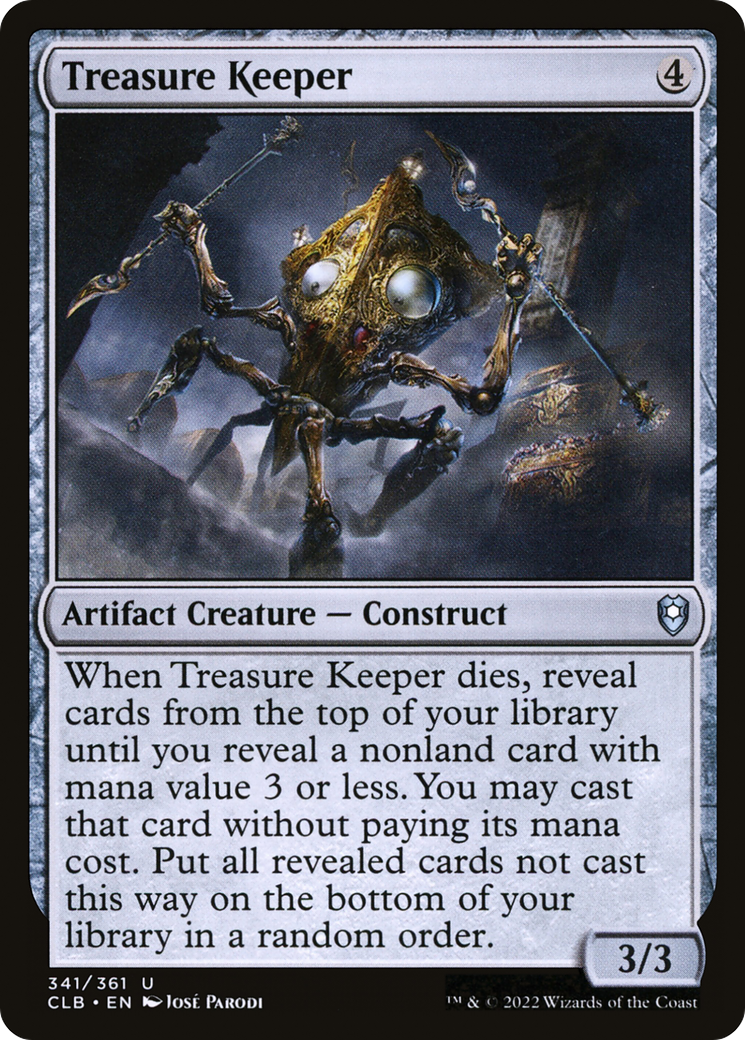 Image of Treasure Keeper (CLB-341) - Commander Legends: Battle for Baldur's Gate Foil
