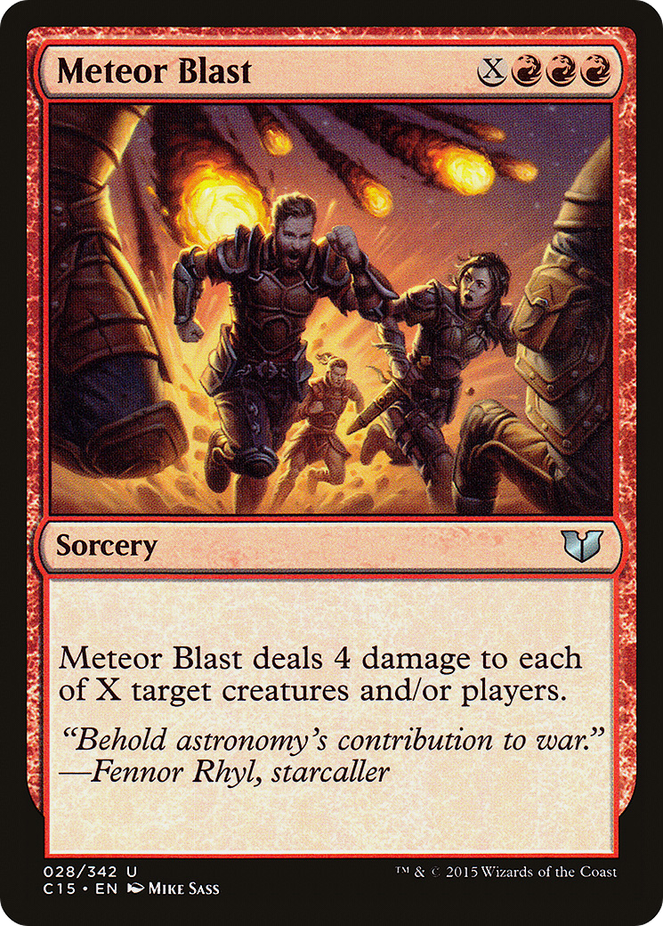 Image of Meteor Blast (C15-028) - Commander 2015