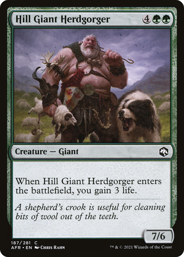 Image of Hill Giant Herdgorger (AFR-187) - Adventures in the Forgotten Realms Foil