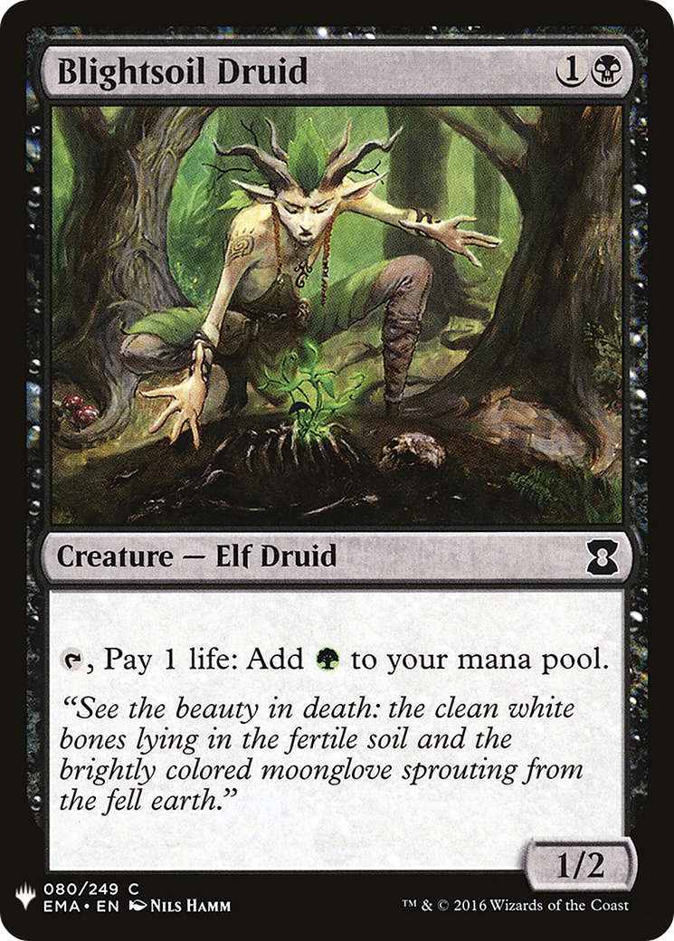 Image of Blightsoil Druid (LIST-EMA-80) - The List