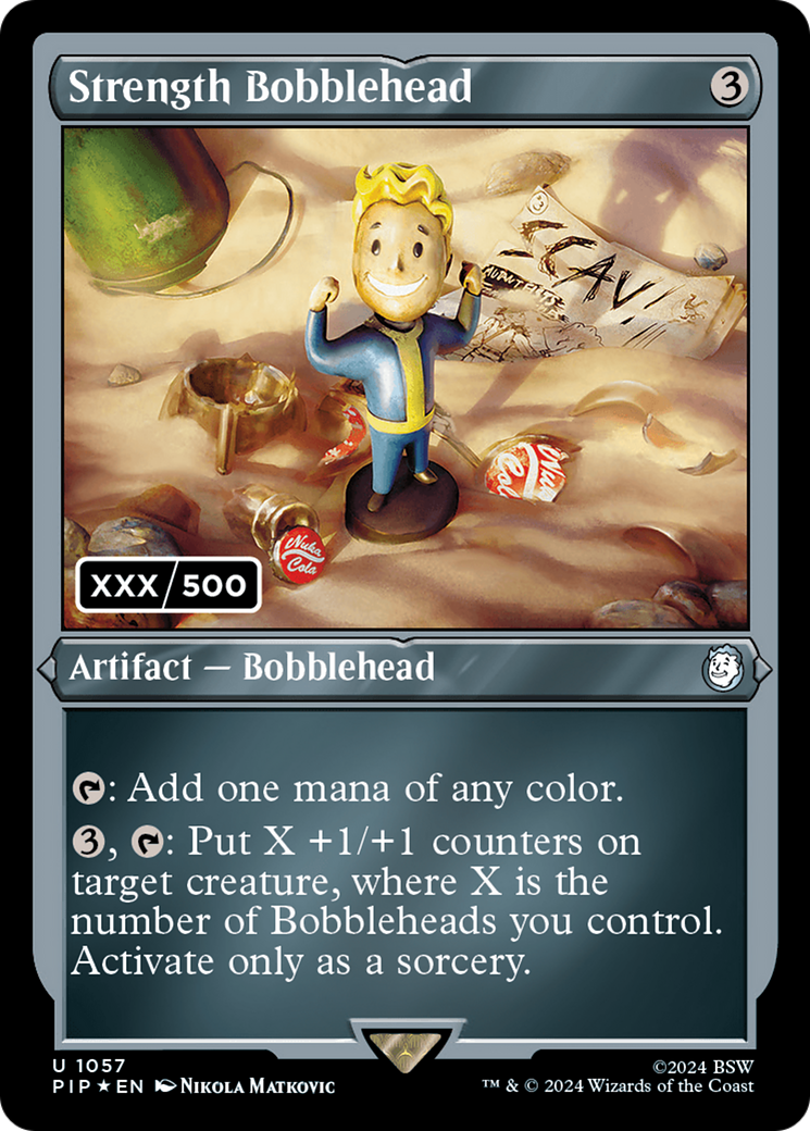 Image of Strength Bobblehead (Serial Numbered) (PIP-1057) - Fallout Foil