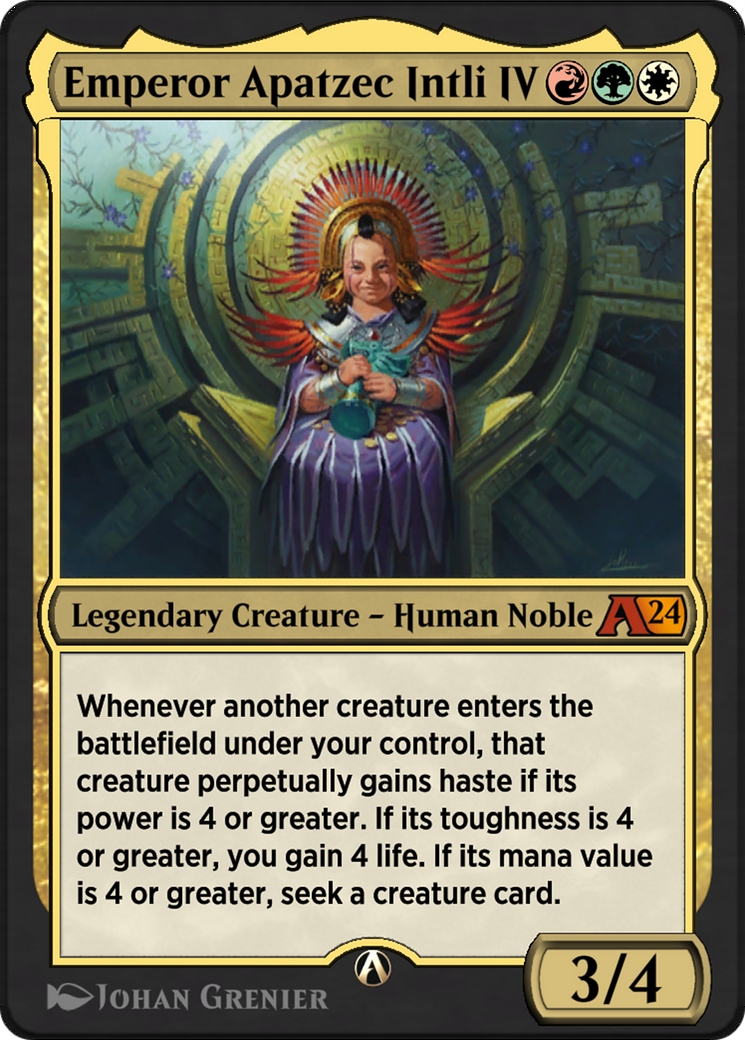 Image of Emperor Apatzec Intli IV (YOTJ-021) - Alchemy: Outlaws of Thunder Junction