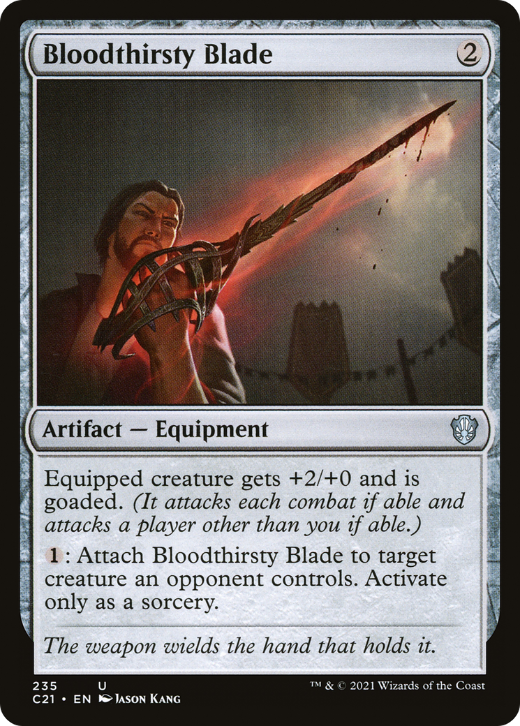 Image of Bloodthirsty Blade (C21-235) - Commander 2021