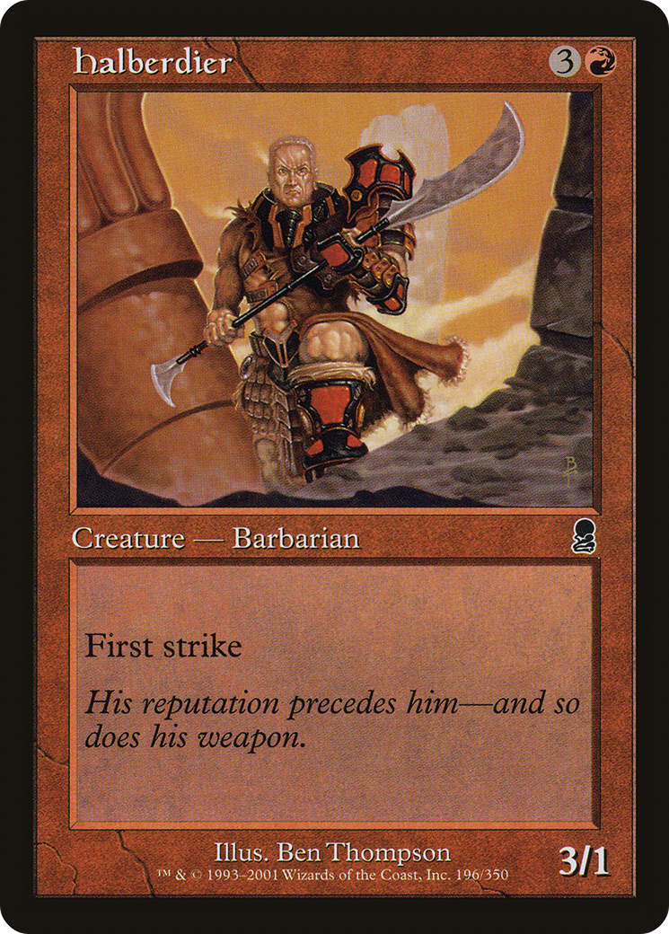 Image of Halberdier (ODY-196) - Odyssey