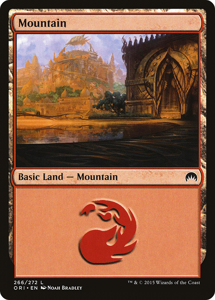 Image of Mountain (266) (ORI-266) - Magic Origins Foil