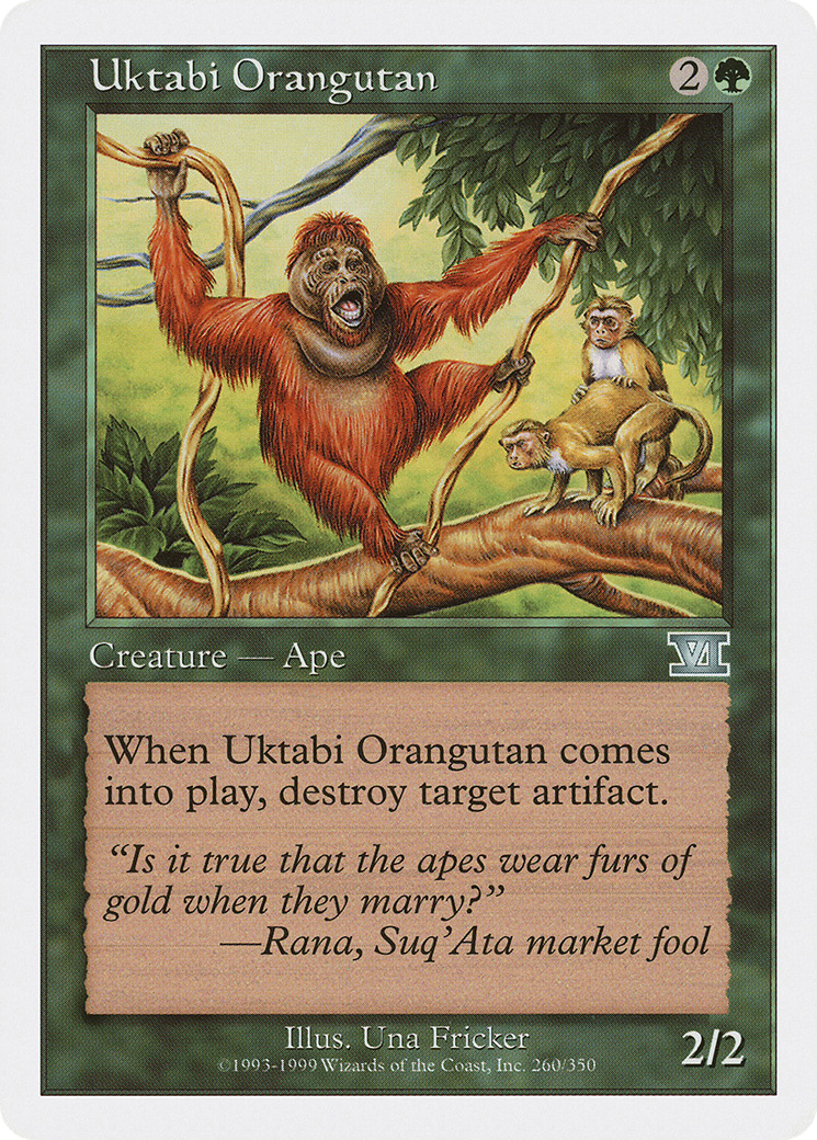 Image of Uktabi Orangutan (6ED-260) - Classic Sixth Edition