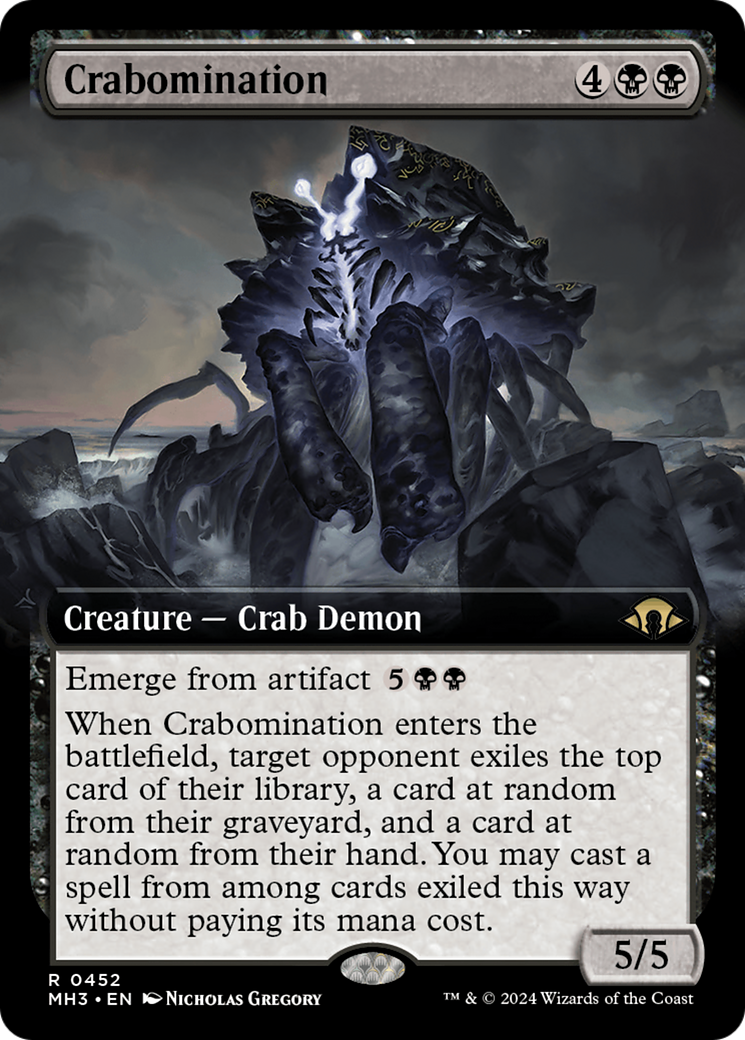 Image of Crabomination (Extended Art) (MH3-452) - Modern Horizons 3: (Extended Art) Foil