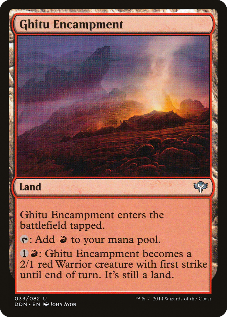 Image of Ghitu Encampment (DDN-033) - Duel Decks: Speed vs. Cunning