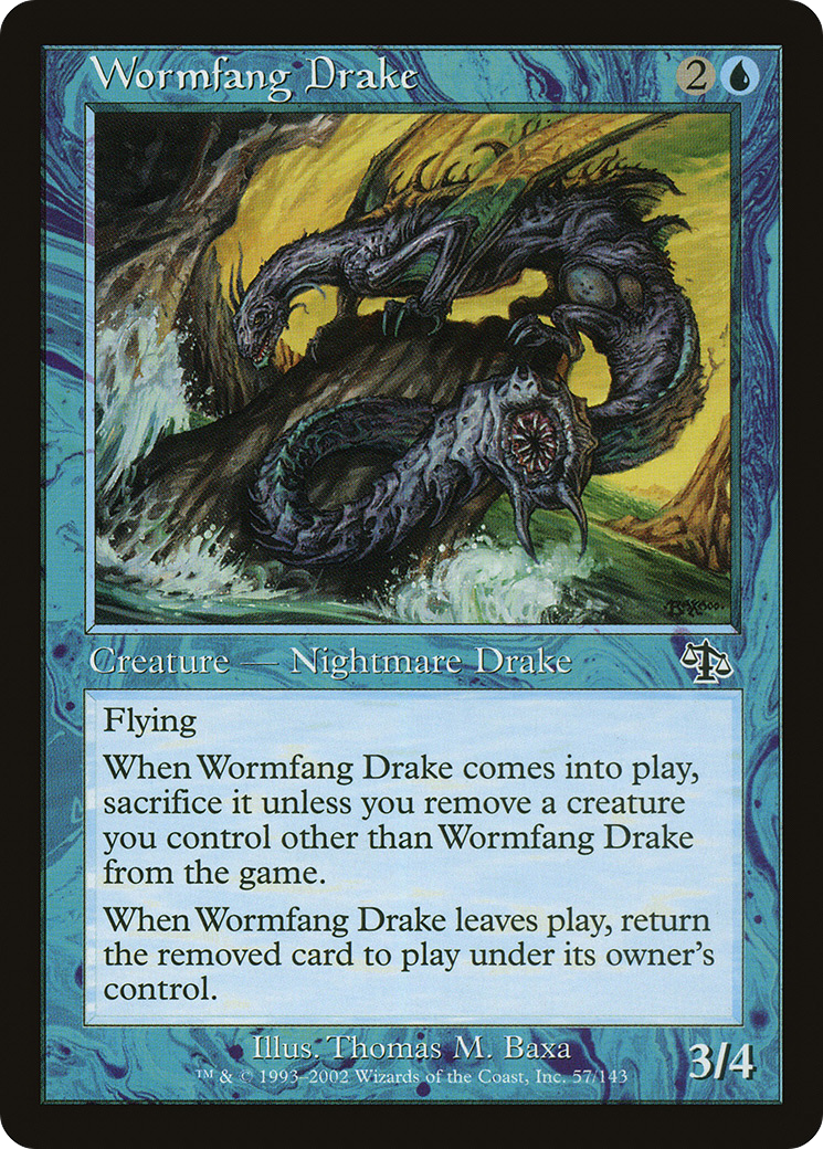 Image of Wormfang Drake (JUD-057) - Judgment Foil