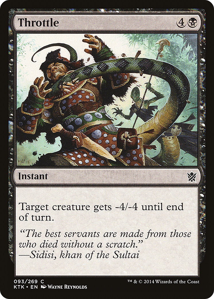 Image of Throttle (KTK-093) - Khans of Tarkir Foil