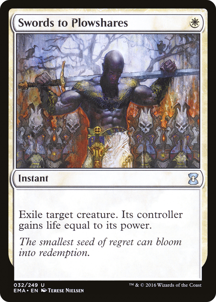 Image of Swords to Plowshares (EMA-032) - Eternal Masters Foil