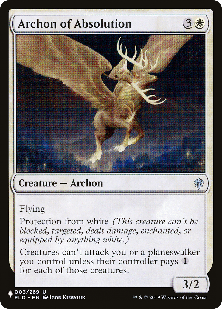 Image of Archon of Absolution (LIST-ELD-3) - The List