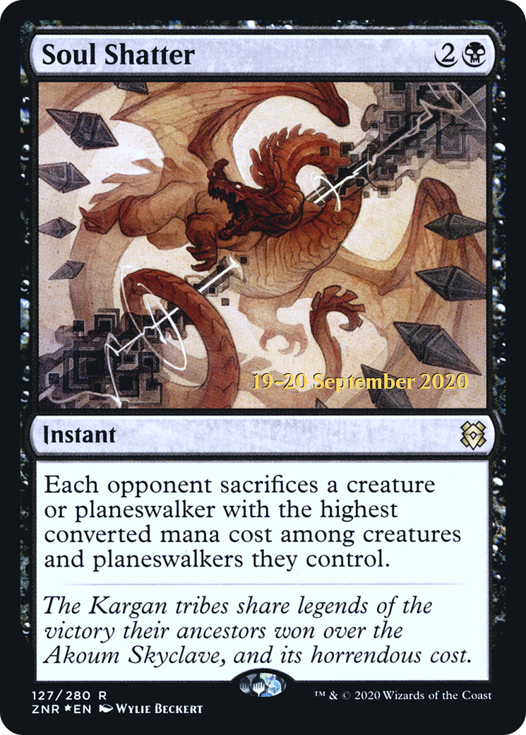 Image of Soul Shatter (PRE-127S) - Zendikar Rising Promos Foil