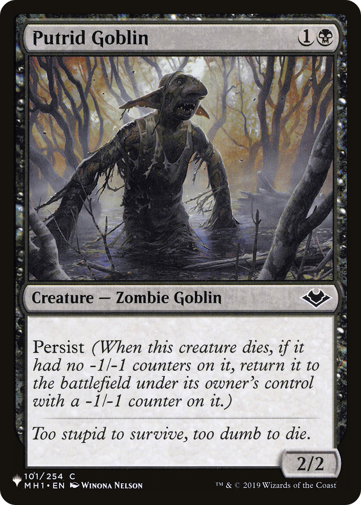 Image of Putrid Goblin (LIST-MH1-101) - The List