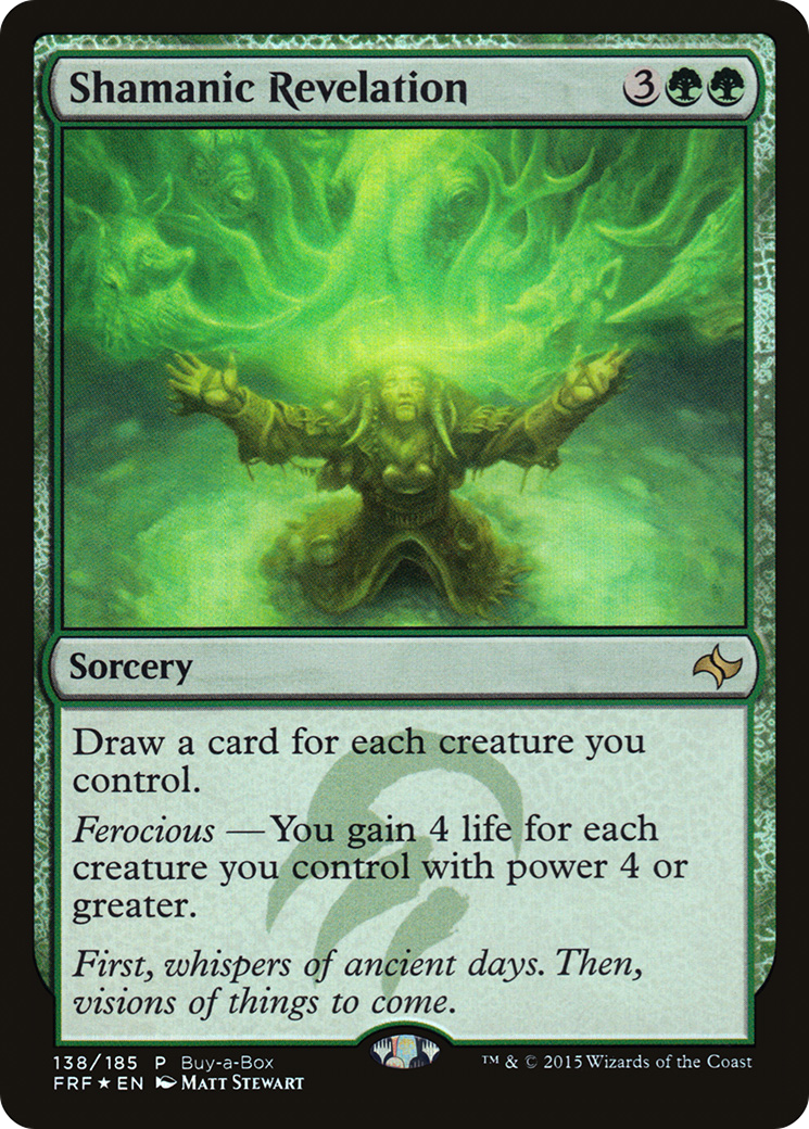 Image of Shamanic Revelation (BABP-138) - Fate Reforged Promos Foil