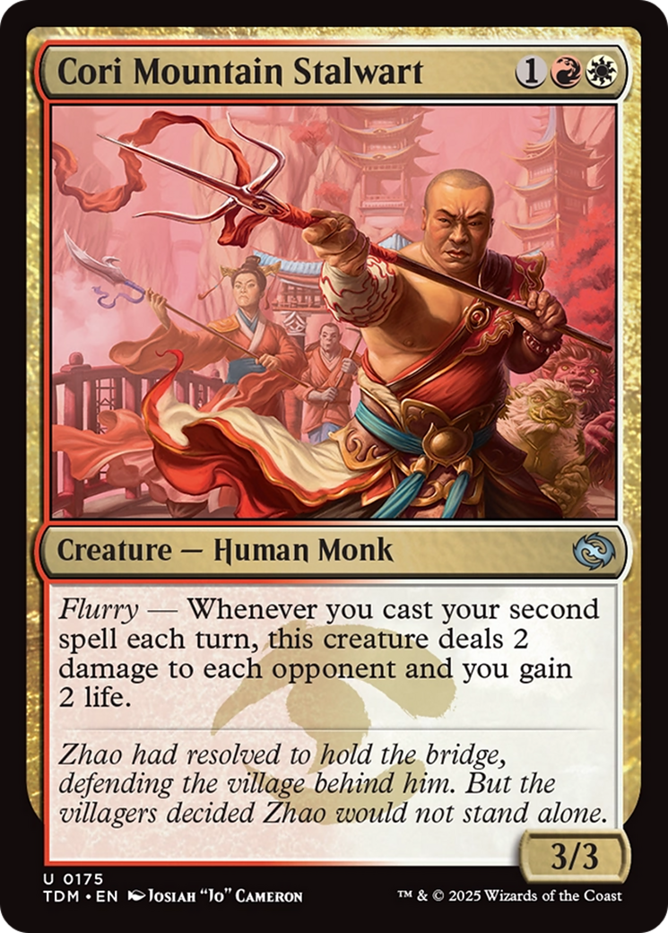 Image of Cori Mountain Stalwart (TDM-175) - Tarkir: Dragonstorm Foil