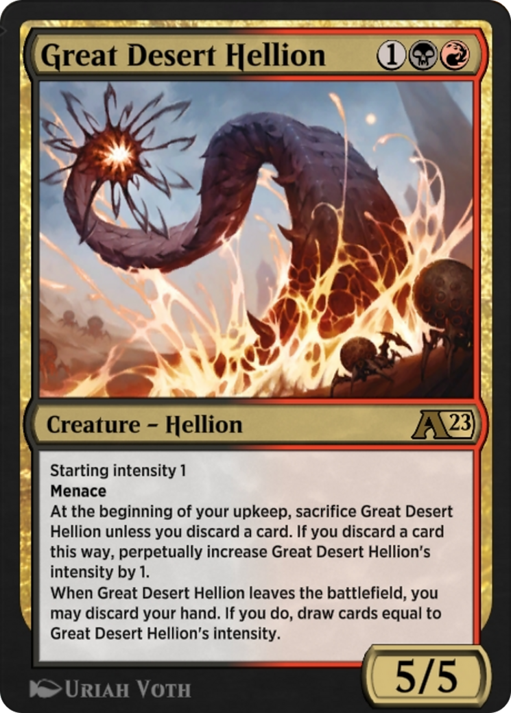 Image of Great Desert Hellion (YBRO-019) - Alchemy: The Brothers' War
