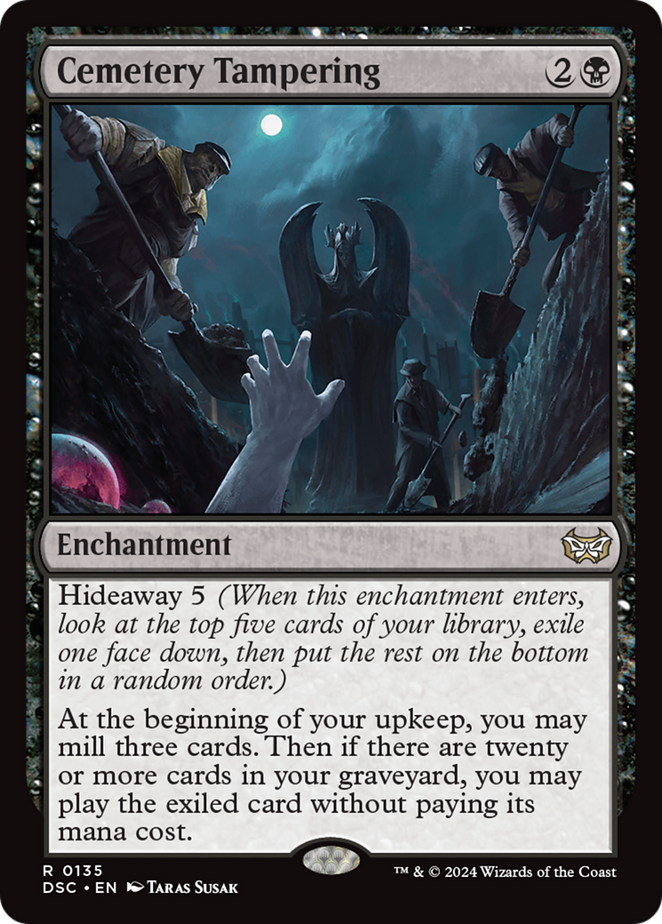 Image of Cemetery Tampering (DSC-135) - Duskmourn: House of Horror Commander