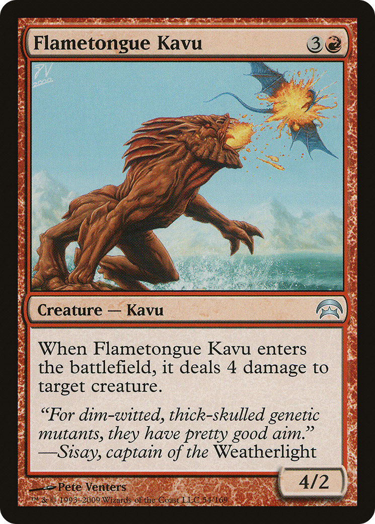 Image of Flametongue Kavu (HOP-054) - Planechase