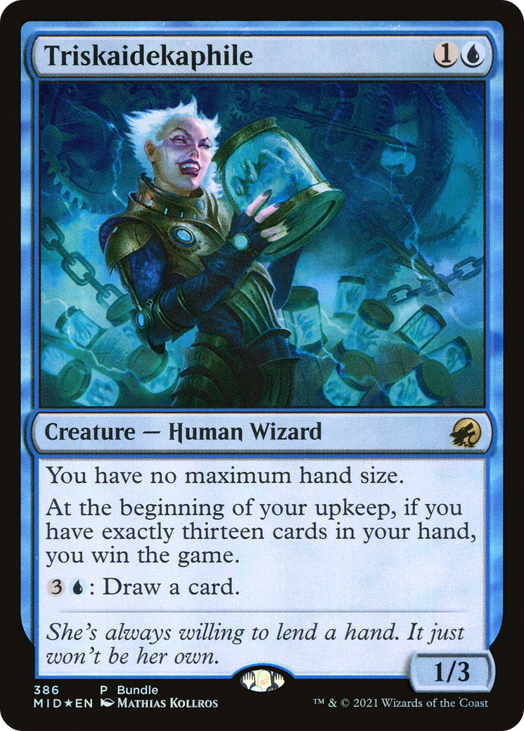 Image of Triskaidekaphile (MID Bundle) (UMP-386) - Innistrad: Midnight Hunt Foil