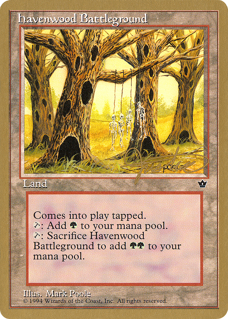 Image of Havenwood Battleground - 1996 Mark Justice (FEM) (WCD-) - Pro Tour Collector Set