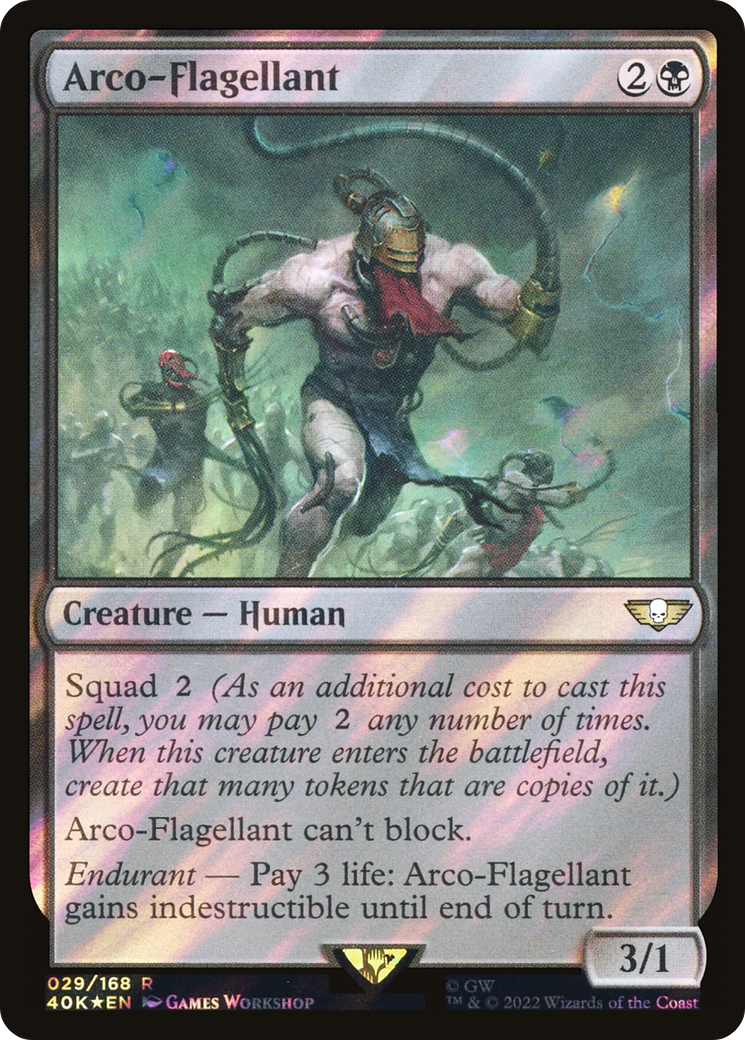 Image of Arco-Flagellant (Surge Foil) (40K-029) - Warhammer 40,000 Commander Foil