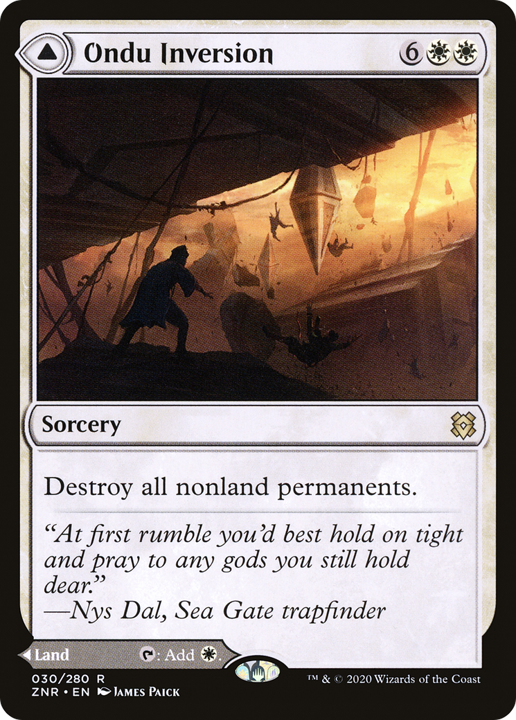Image of Ondu Inversion (ZNR-030) - Zendikar Rising Foil