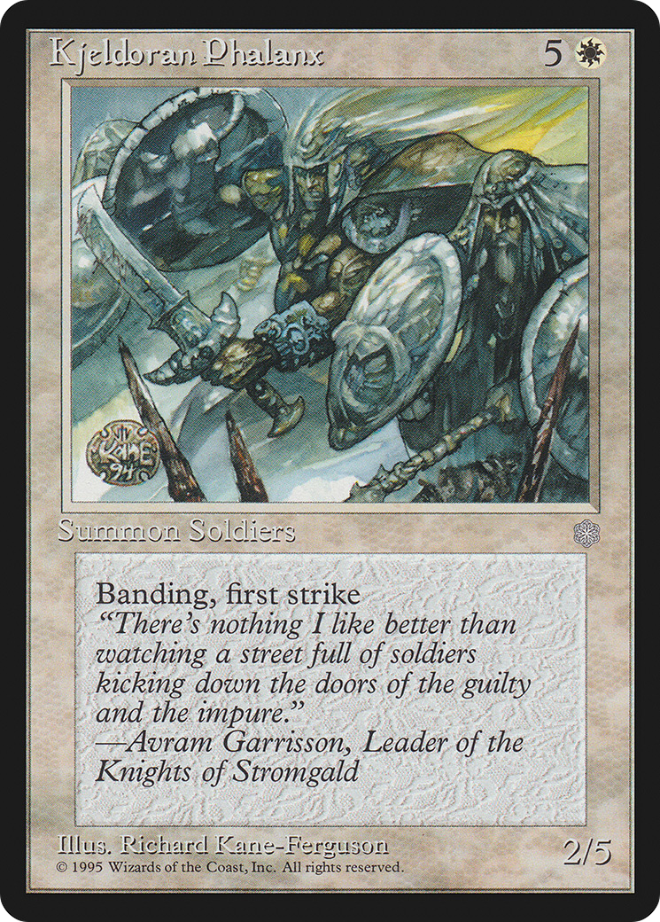 Image of Kjeldoran Phalanx (ICE-) - Ice Age