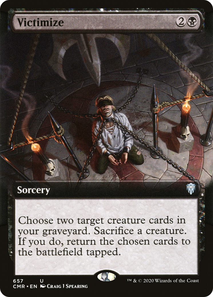 Image of Victimize (Extended Art) (CMR-657) - Commander Legends: (Extended Art)
