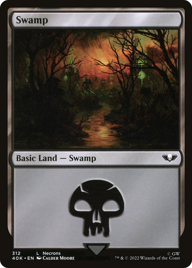 Image of Swamp (312) (40K-312) - Warhammer 40,000 Commander