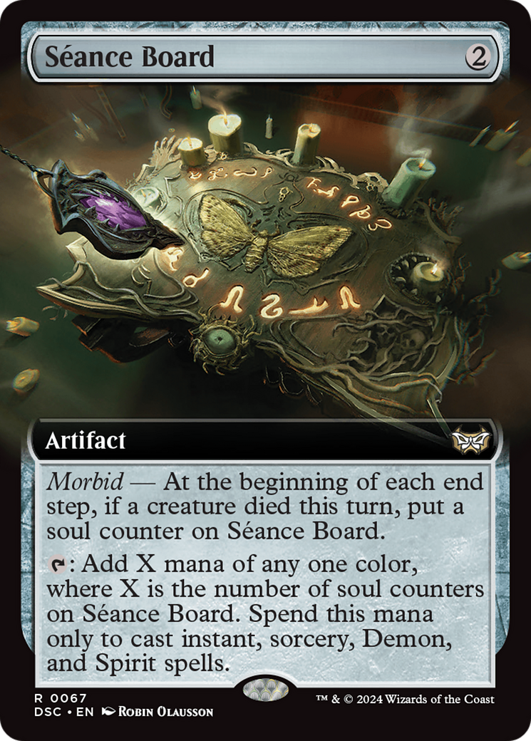 Image of Seance Board (Extended Art) (DSC-067) - Duskmourn: House of Horror Commander: (Extended Art)