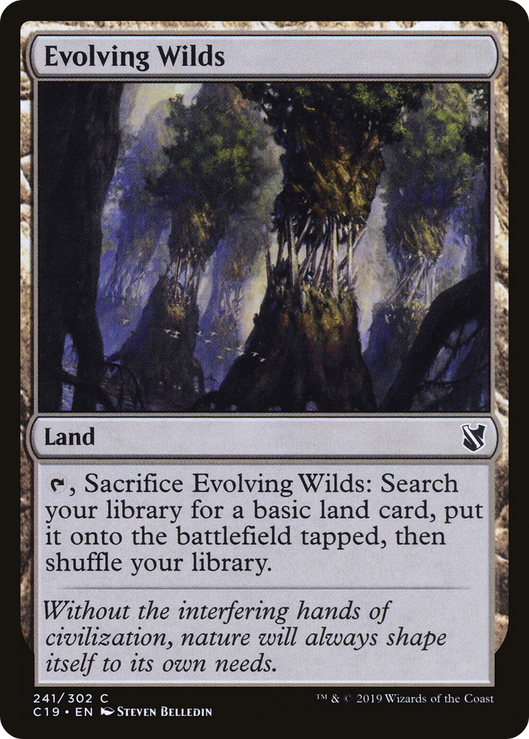 Image of Evolving Wilds (C19-241) - Commander 2019
