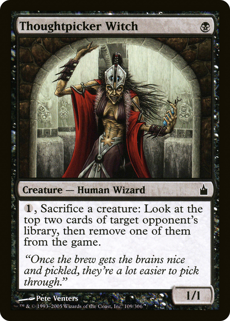 Image of Thoughtpicker Witch (RAV-109) - Ravnica: City of Guilds Foil