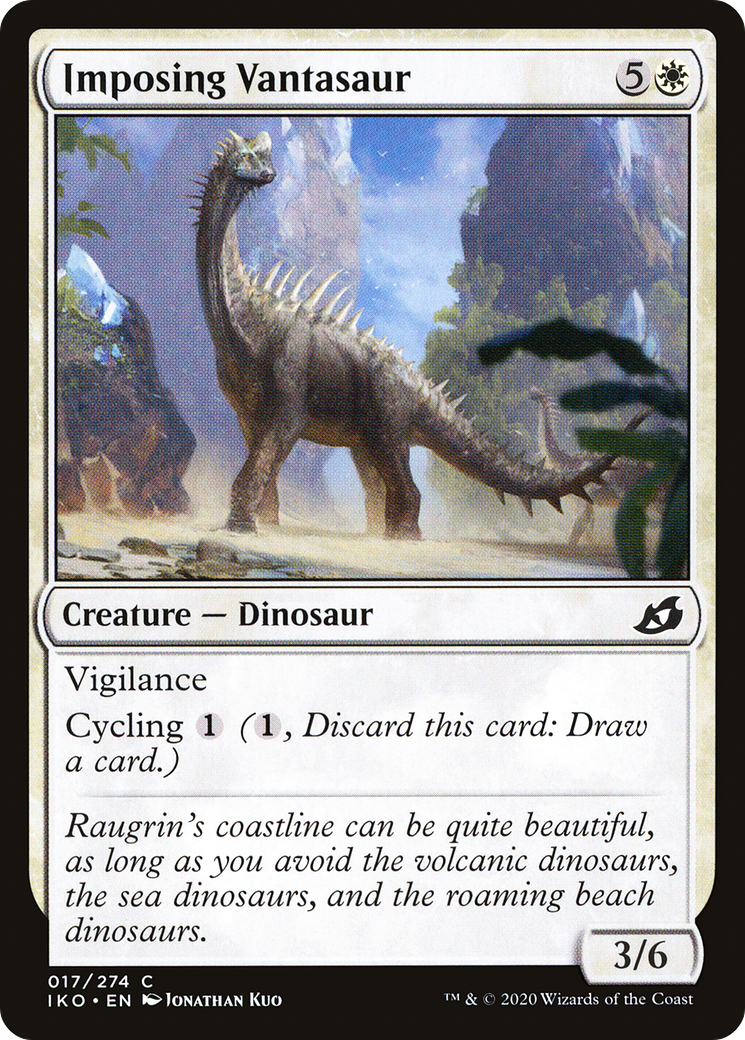 Image of Imposing Vantasaur (IKO-017) - Ikoria: Lair of Behemoths Foil