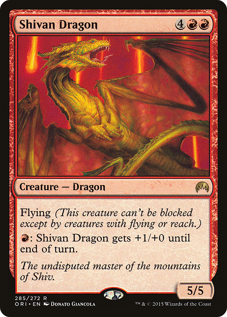 Image of Shivan Dragon (ORI-285) - Magic Origins