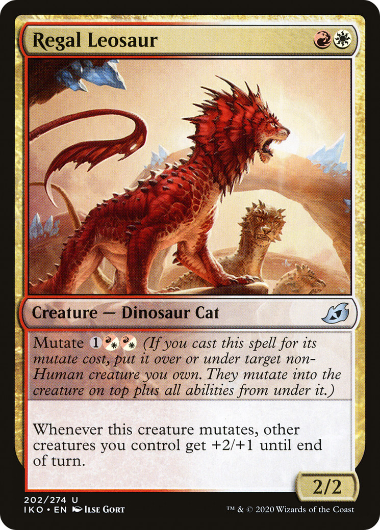 Image of Regal Leosaur (IKO-202) - Ikoria: Lair of Behemoths Foil