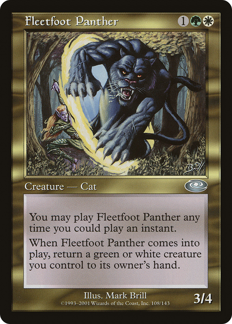 Image of Fleetfoot Panther (PLS-108) - Planeshift Foil