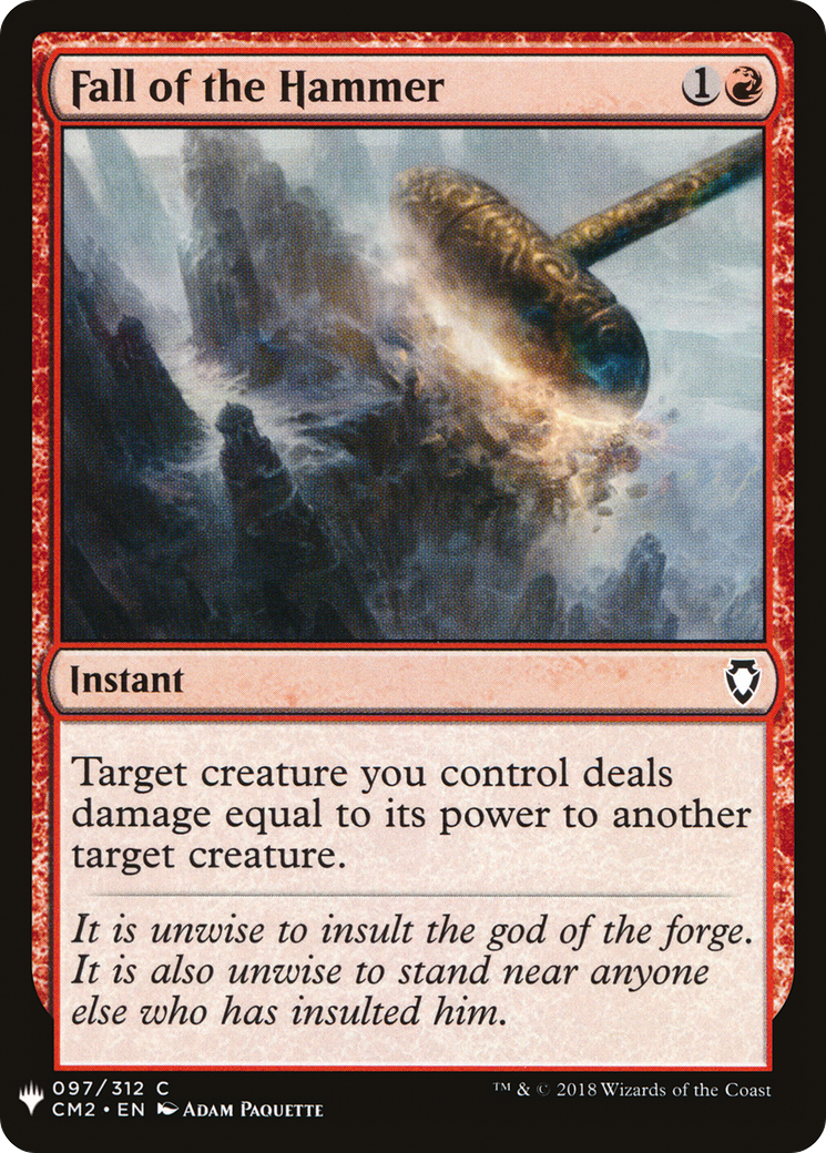 Image of Fall of the Hammer (LIST-CM2-97) - The List