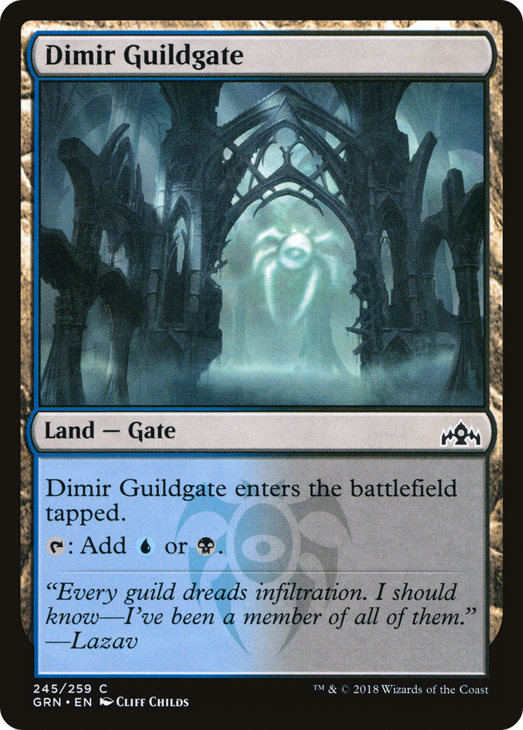 Image of Dimir Guildgate (245) (GRN-245) - Guilds of Ravnica