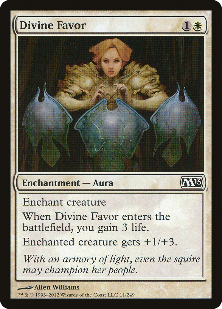 Image of Divine Favor (M13-011) - Magic 2013
