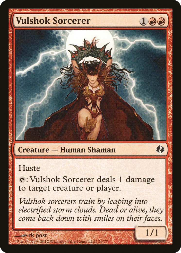 Image of Vulshok Sorcerer (DDI-050) - Duel Decks: Venser vs. Koth
