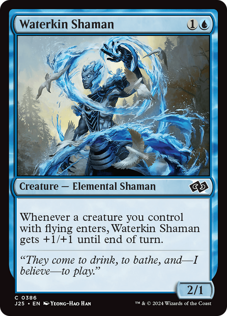 Image of Waterkin Shaman (J25-386) - Foundations Jumpstart