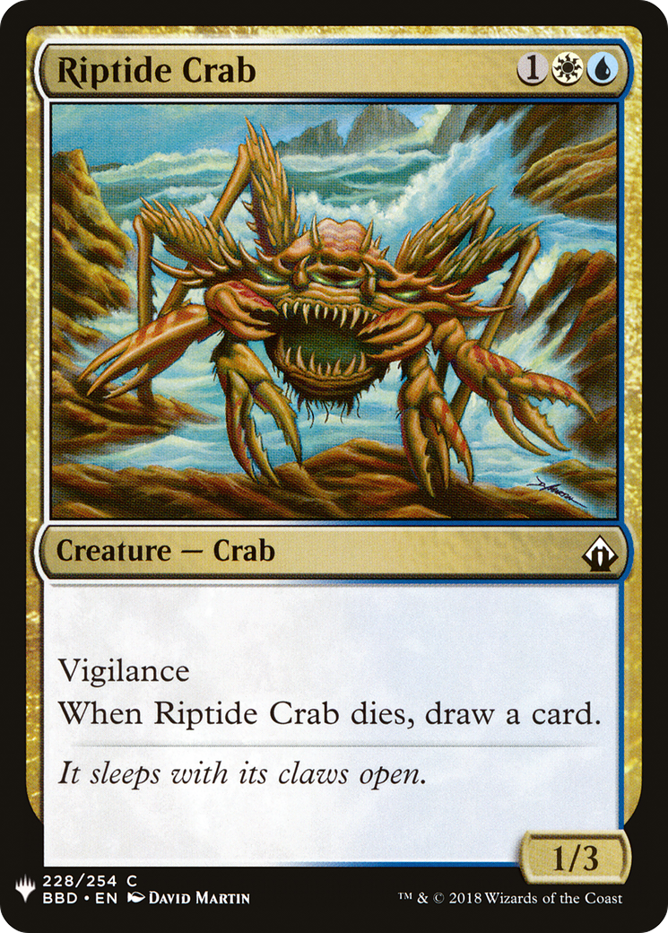 Image of Riptide Crab (LIST-BBD-228) - The List